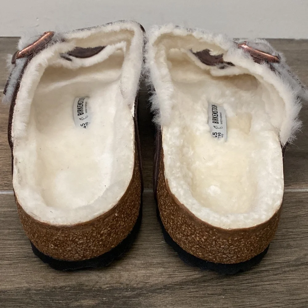 NEW Birkenstock Arizona Shearling Sandals Men’s Size 45 / 12